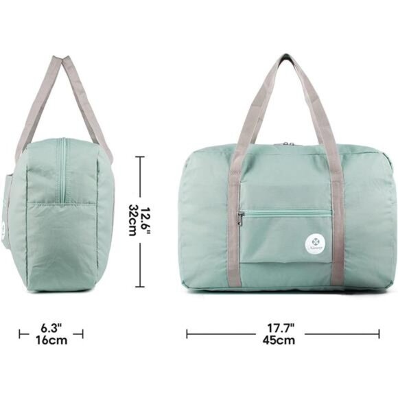 For Spirit Airlines Personal Item Bag 18x14x8 Foldable Travel Duffel Bag Tote - Picture 6 of 7